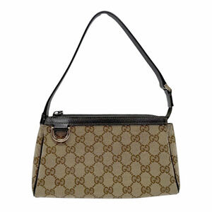 Gucci Handbag GG Canvas Leather Brown